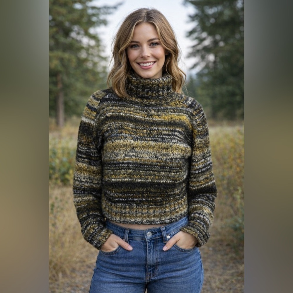 Aritzia Babaton Titus Soft Stretchy Wool Alpaca Turtleneck Sweater/XSmall